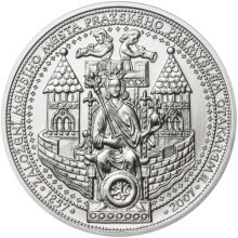 Otevřete 750 let od založení Menšího Města pražského Přemyslem Otakarem II. - stříbro b.k.