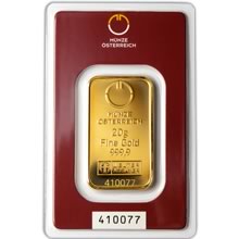 Otevřete Münze Österreich 20 gramů - Investiční zlatý slitek