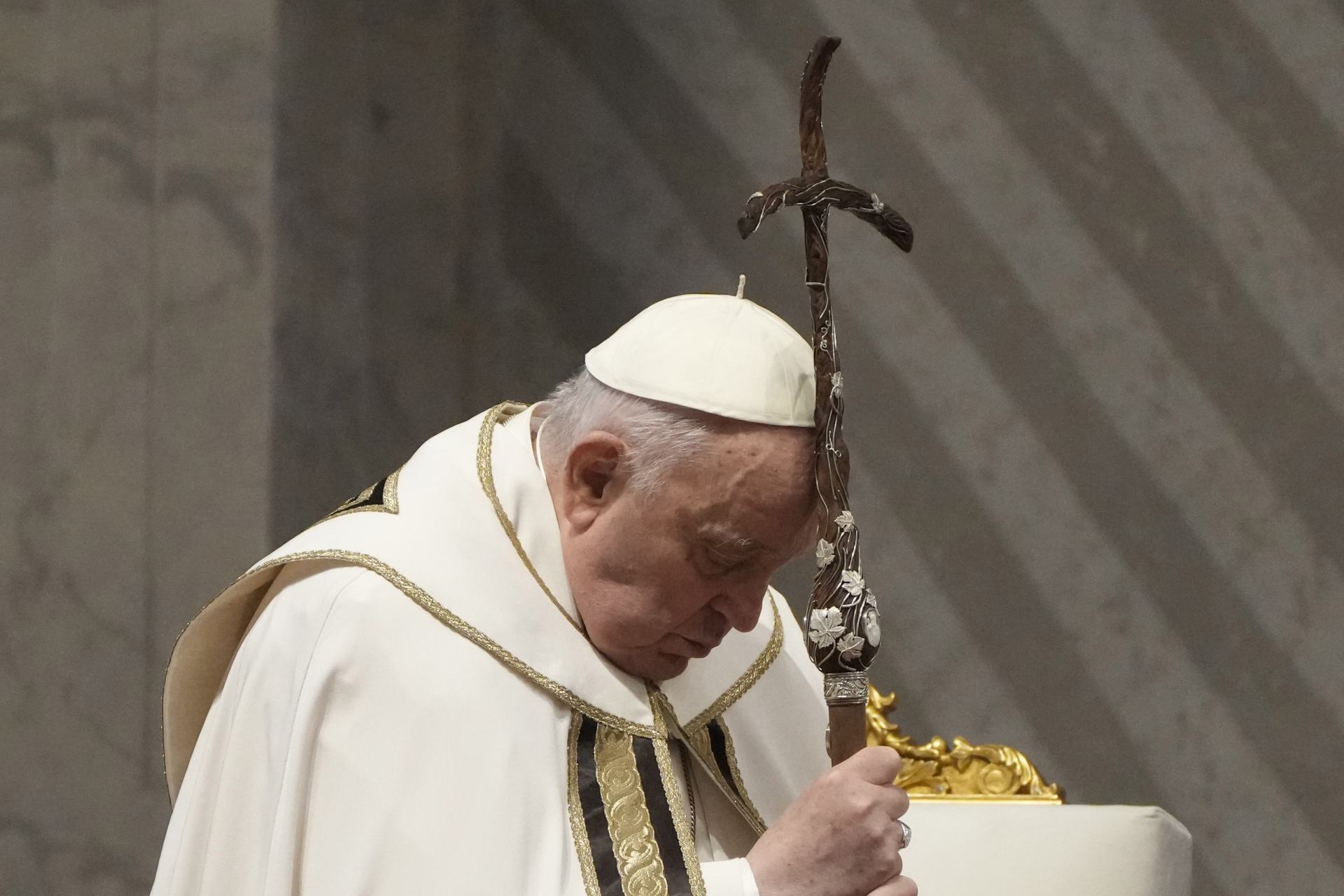  Itálie Vatikán papež Velikonoce 
