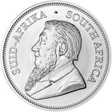 Náhled Reverzní strany - Kruger Rand 1 Oz Ag Investiční stříbrná mince