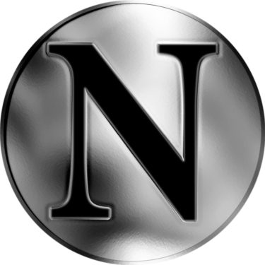 Náhled Reverzní strany - Česká jména - Nikola - velká stříbrná medaile 1 Oz