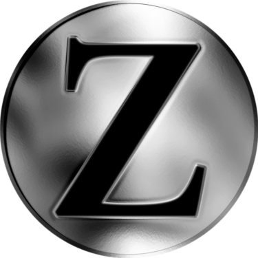 Náhled Reverzní strany - Slovenská jména - Zoltán - velká stříbrná medaile 1 Oz